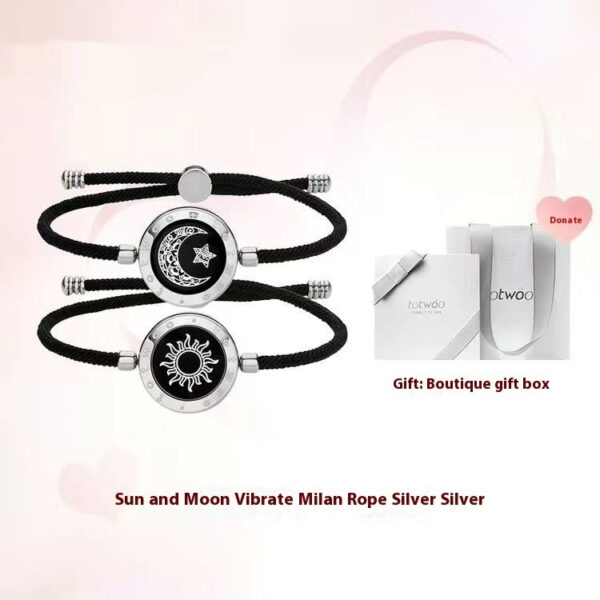 Sun-Moon Smart Sensing Couple Bracelet - Image 2